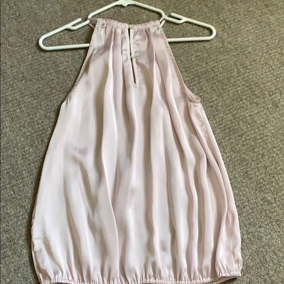 Pink silk top halter top by Elizabeth and James - Picture 3 of 4